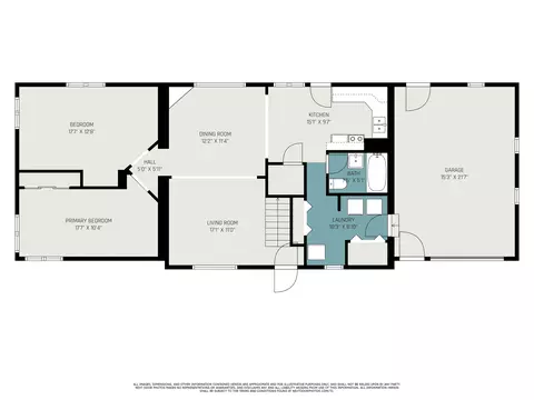 Floorplan - 721 Emerson, Ithaca, MI 48847 photo 1 of 2