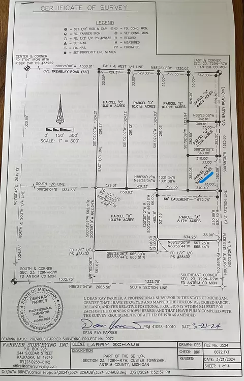 f bailey LOT : F, Mancelona, MI 49659
