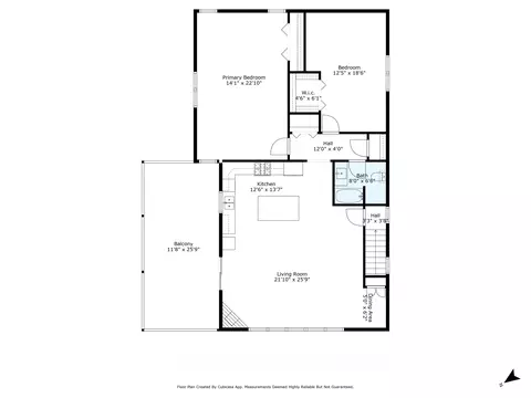 Floorplan - 87 S S Ctr, Beulah, MI 49617 photo 1 of 3