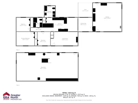 Floorplan - 208 S Case, Marion, MI 49665 photo 3 of 3