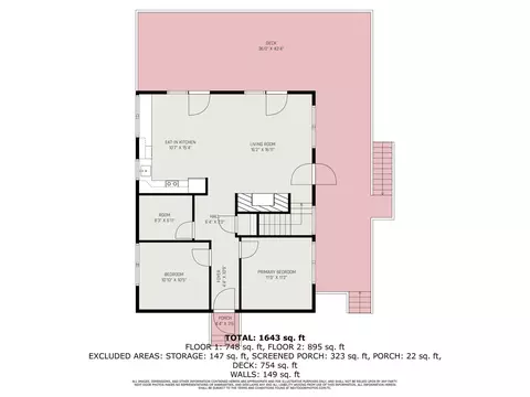 Floorplan - 2222 Ridge, Harrison, MI 48625 photo 1 of 4