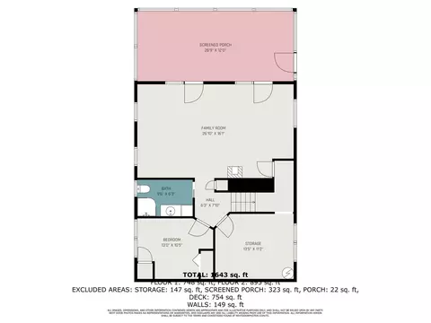 Floorplan - 2222 Ridge, Harrison, MI 48625 photo 3 of 4