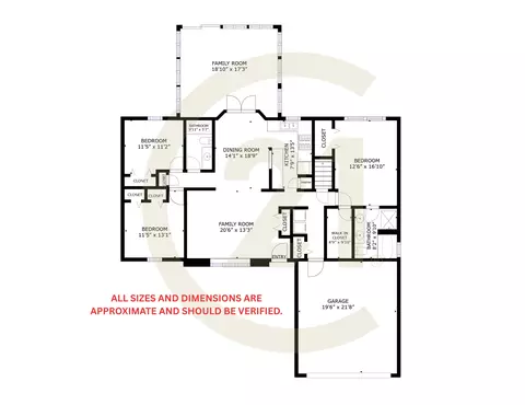 Floorplan - 11167 E Arnold Lk, Gladwin, MI 48624 photo 2 of 4