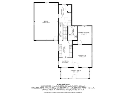 Floorplan - 310 Euclid, Mcbain, MI 49657 photo 2 of 4
