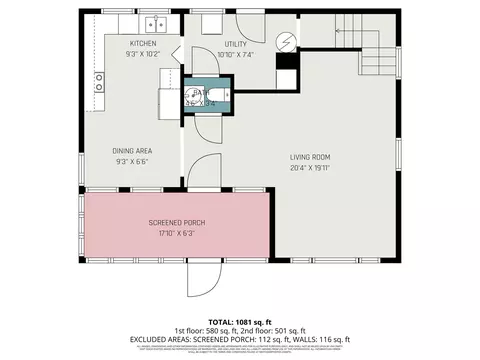 Floorplan - 313 E Hillcrest, Alma, MI 48801 photo 1 of 3
