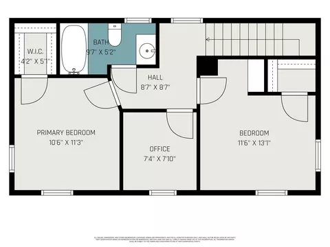 Floorplan - 313 E Hillcrest, Alma, MI 48801 photo 2 of 3