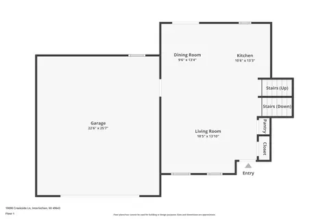 Floorplan - 19090 Creekside, Interlochen, MI 49643 photo 2 of 4