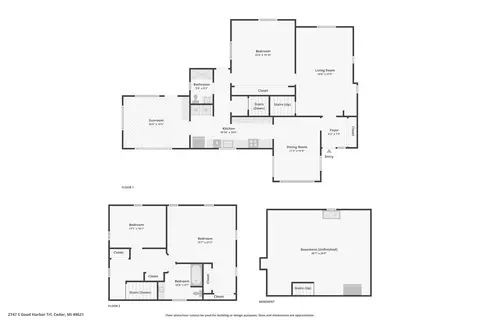 Floorplan - 2747 S Good Hbr, Cedar, MI 49621 photo 6 of 7
