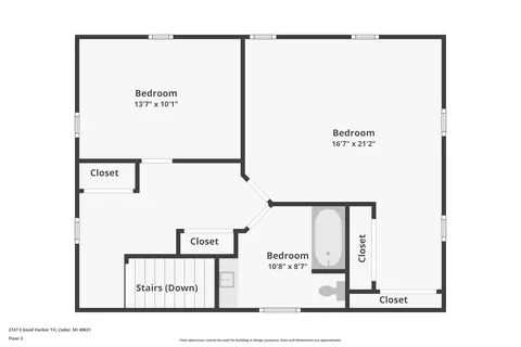 Floorplan - 2747 S Good Hbr, Cedar, MI 49621 photo 4 of 7