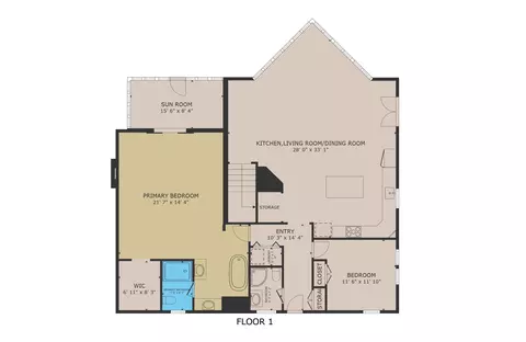 Floorplan - 2095 Middle Hvn, Gladwin, MI 48624 photo 2 of 3