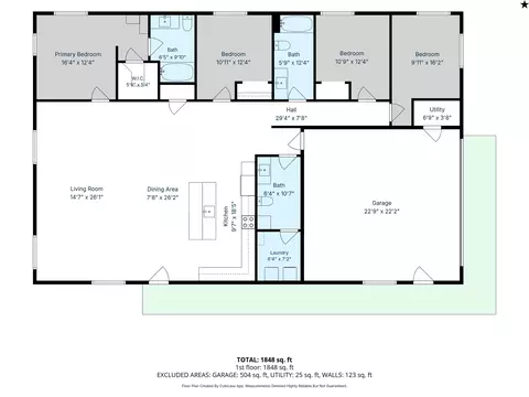 Floorplan - 4459 Ely, Honor, MI 49640 photo 1 of 1