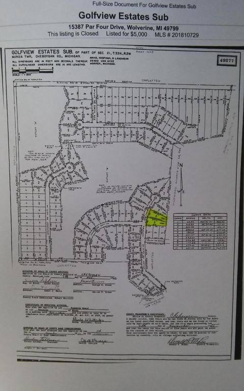 15367 Par Four Drive Wolverine Mi 49799 Dr, Wolverine, MI 49799 photo 1