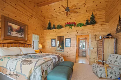 Bedroom - 1908 Cobb Rd, Lewiston, MI 49756 photo 3 of 8