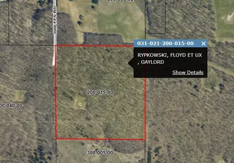 40 Mccoy Road #40 ACRES, Gaylord, MI 49735