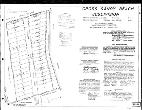 lot S 2526 Beach Rd, Rogers City, MI 49779
