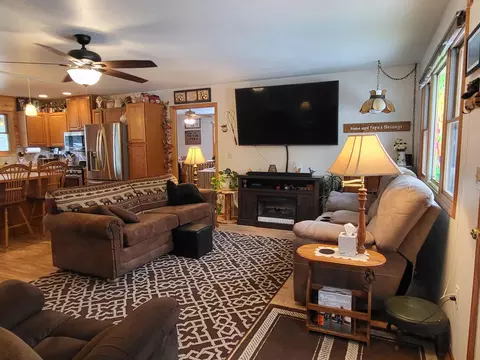 Living - 1337 Eagle Point Rd, Grayling, MI 49738 photo 3 of 5