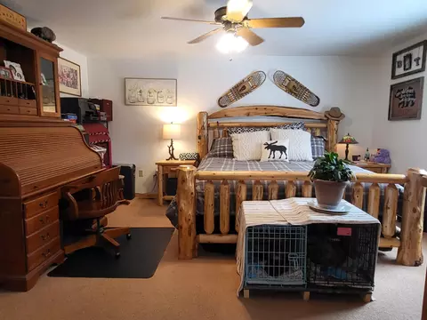 Bedroom - 1337 Eagle Point Rd, Grayling, MI 49738 photo 3 of 9