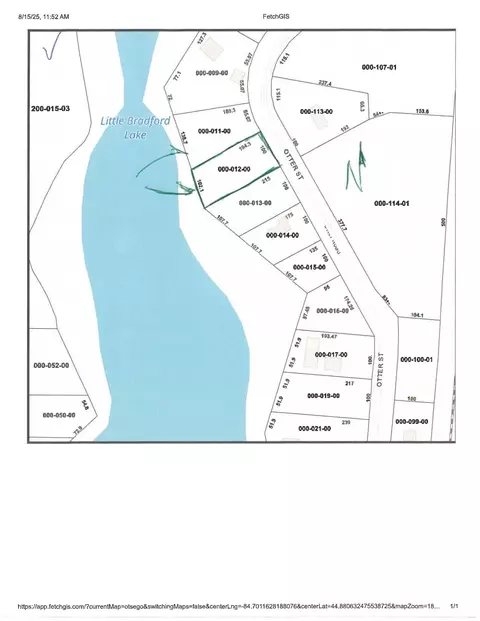 V/l Lot 12 Otter Street, Gaylord, MI 49735