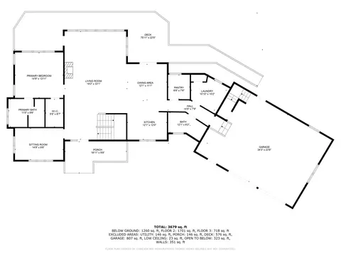 Floorplan - 9075 Brudy Rd, Wolverine, MI 49799 photo 2 of 4