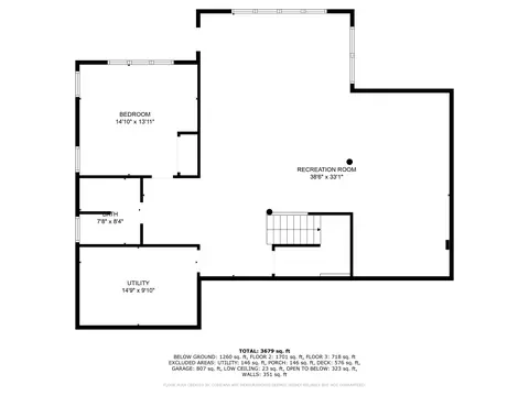 Floorplan - 9075 Brudy Rd, Wolverine, MI 49799 photo 1 of 4