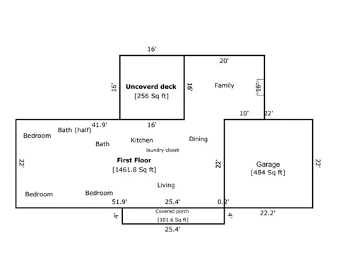 Floorplan - 419 Obrien Dr, Cheboygan, MI 49721 photo 1 of 1