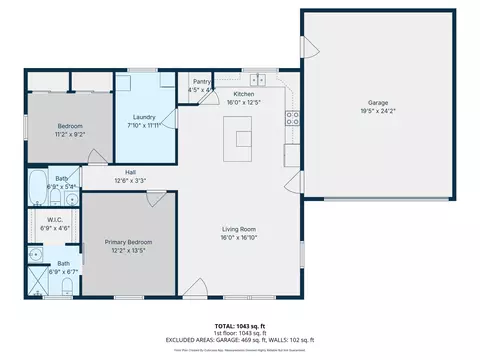 Floorplan - 4916 Villas Ave, Frederic, MI 49733 photo 2 of 2