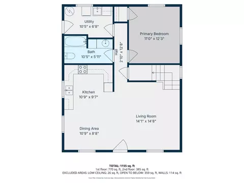 Floorplan - 11643 Huntingdon Dr, Frederic, MI 49733 photo 2 of 3
