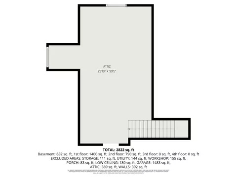 Floorplan - 6987 E Beaverton Rd, Clare, MI 48617 photo 5 of 10