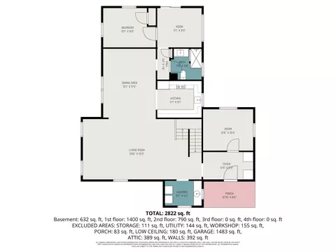 Floorplan - 6987 E Beaverton Rd, Clare, MI 48617 photo 2 of 10