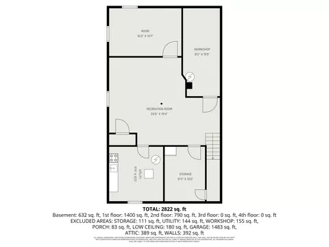 Floorplan - 6987 E Beaverton Rd, Clare, MI 48617 photo 1 of 10
