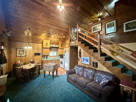 Living - 2410 N Manistee River Rd, Grayling, MI 49738 photo 4 of 4