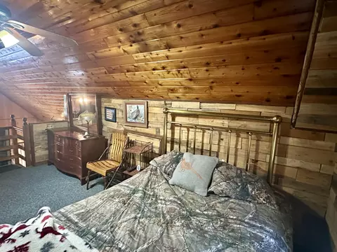 Bedroom - 2410 N Manistee River Rd, Grayling, MI 49738 photo 6 of 6