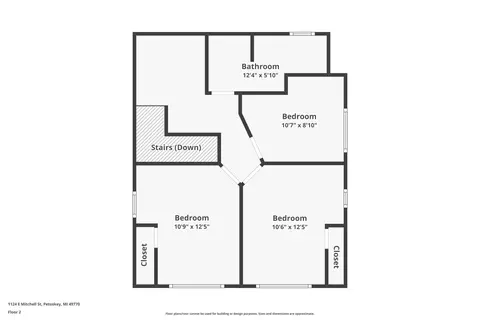 Floorplan - 1124 E Mitchell St, Petoskey, MI 49770 photo 2 of 2