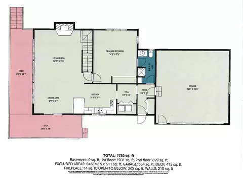 Floorplan - 1070 S Silver Pl, Indian River, MI 49749 photo 1 of 6