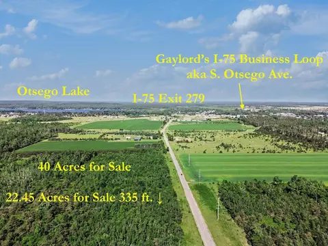 VL Johnson Road #40 & 22.54 ACRES, Gaylord, MI 49735