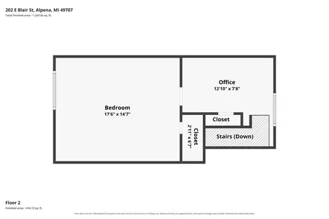 Floorplan - 202 E Blair St, Alpena, MI 49707 photo 5 of 5