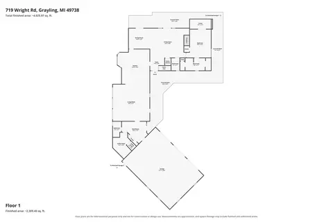 Floorplan - 719 Wright Rd, Grayling, MI 49738 photo 11 of 12