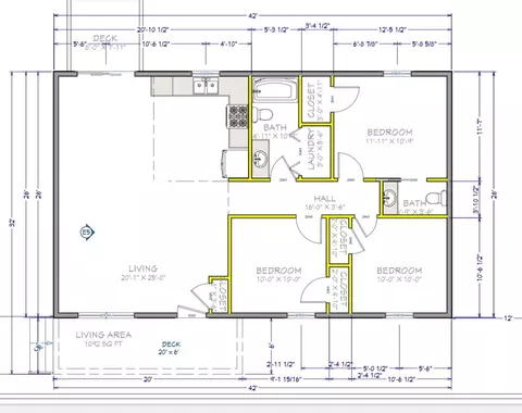 Floorplan - 213 Memory Ln, Roscommon, MI 48653 photo 1 of 2