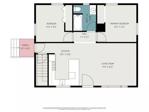 Floorplan - 335 Red Tailed Hawk Loop, Grayling, MI 49738 photo 1 of 2