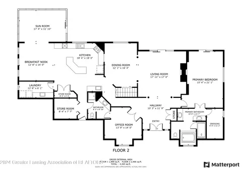 Floorplan - 406 W Spring Meadows Ln, Dewitt, MI 48820 photo 1 of 2