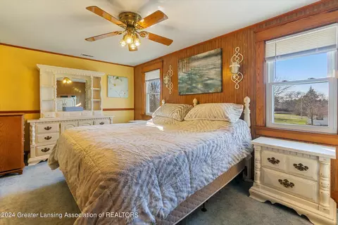 Bedroom - 437 N Sorrell St, Fowler, MI 48835 photo 6 of 7