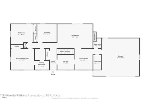 Floorplan - 1217 Alpine Dr, Dewitt, MI 48820 photo 2 of 3