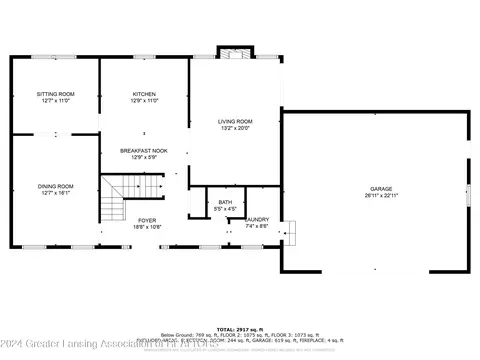 Floorplan - 3933 W Herbison Rd, Dewitt, MI 48820 photo 3 of 4