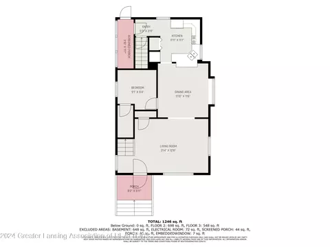 Floorplan - 224 W Maple St, Lansing, MI 48906 photo 1 of 3