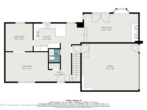 Floorplan - 6443 Bluejay Dr, Flint, MI 48506 photo 2 of 3