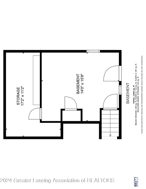 Floorplan - 803 Elmwood St, Dewitt, MI 48820 photo 2 of 2