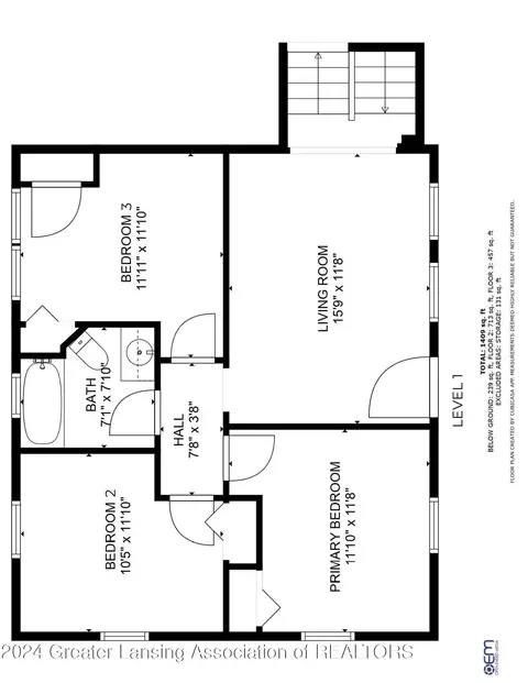 Floorplan - 803 Elmwood St, Dewitt, MI 48820 photo 1 of 2