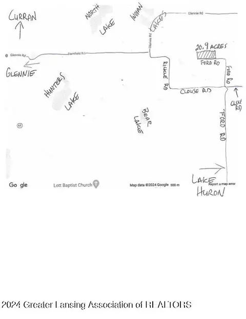 V/l W Clouse Road, Glennie, MI 48737