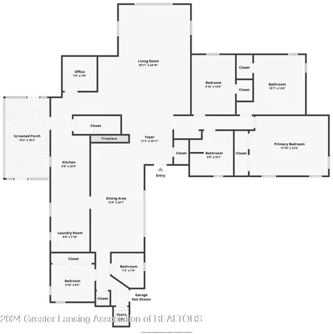 Floorplan - 4327 Gladys Dr, Lansing, MI 48917 photo 1 of 1