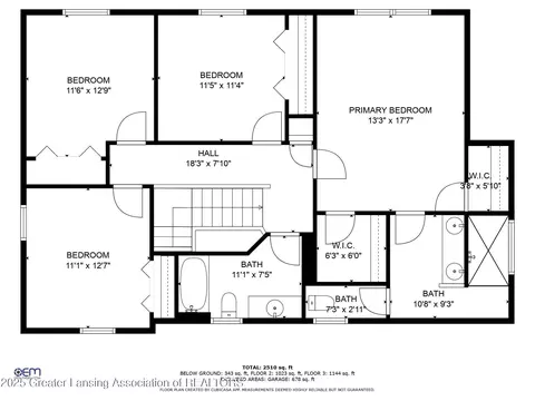 Floorplan - 612 Senna Trl, Dewitt, MI 48820 photo 1 of 2